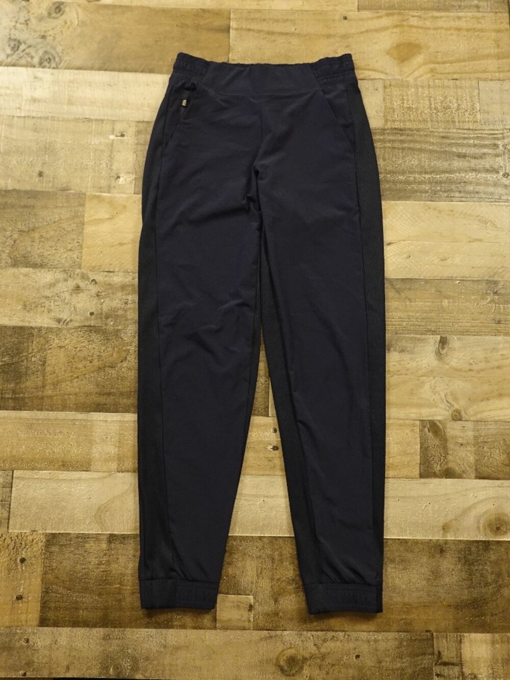 Athleta Brooklyn Jogger Women’s 0 Navy Mid Rise Travel Lightweight Active